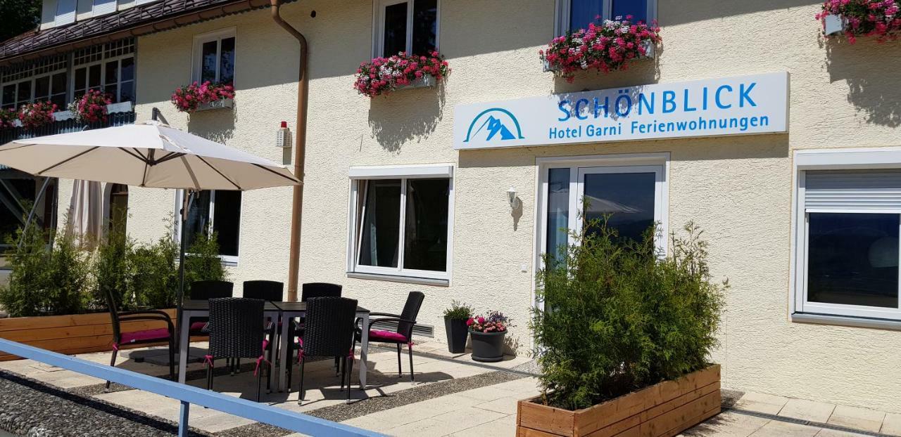 Schoenblick Hotel Garni Ferienwohnungen Lindenberg im Allgäu Eksteriør billede